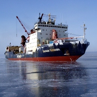 Дизель-электроход «Василий Головнин» завершил погрузку в Буэнос-Айресе и направляется в Антарктиду