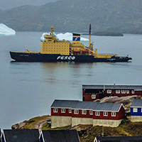 Ледокол FESCO «Капитан Хлебников» завершил туристический рейс в Арктику