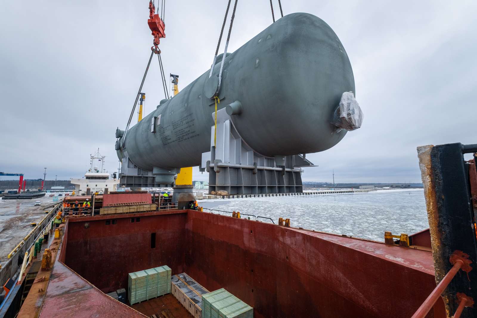 FESCO отправила крупнотоннажное негабаритное оборудование из Санкт-Петербурга на площадку АЭС «Аккую» в Турции