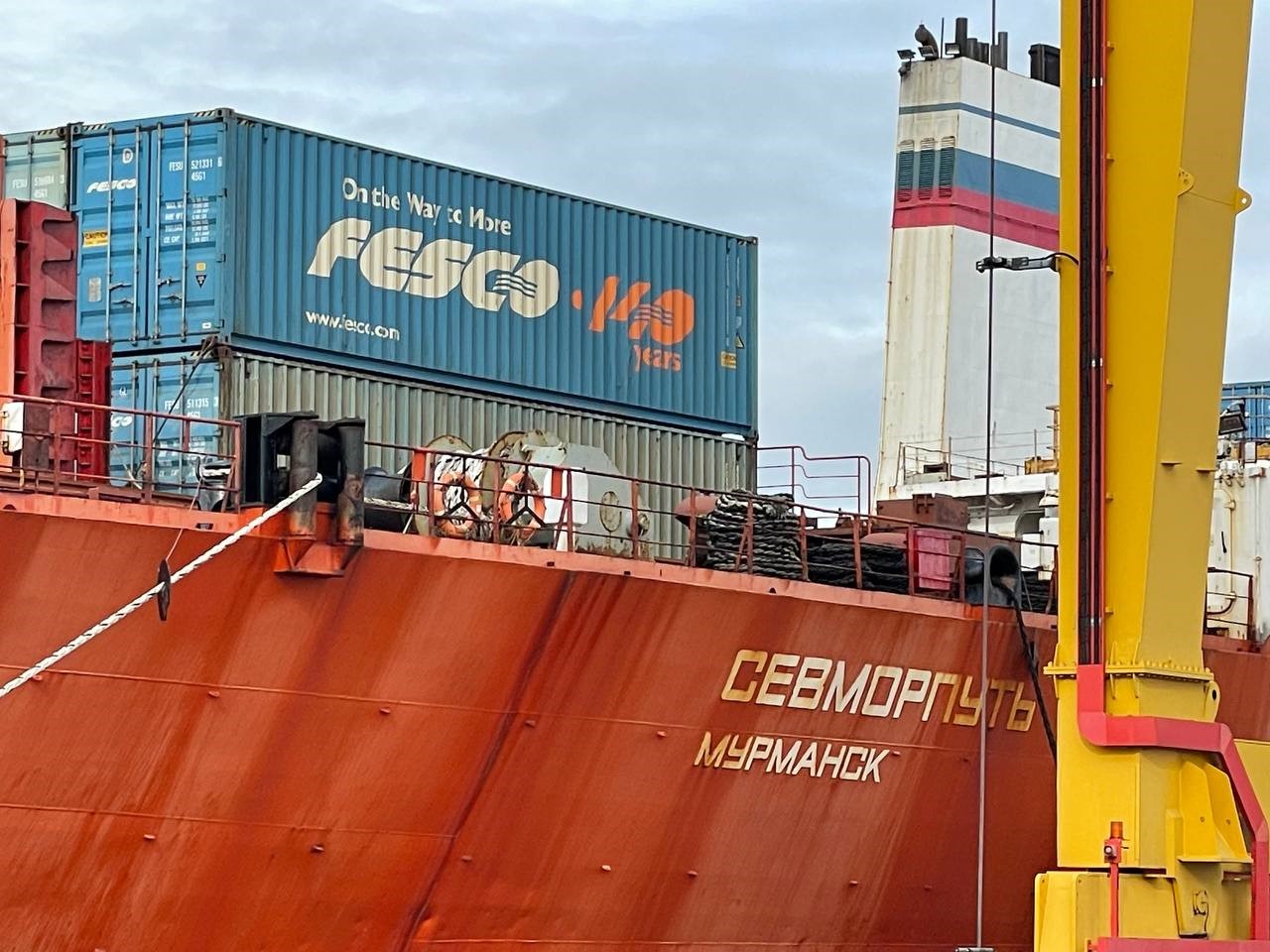 FESCO отправила контейнеры из Санкт-Петербурга по Севморпути