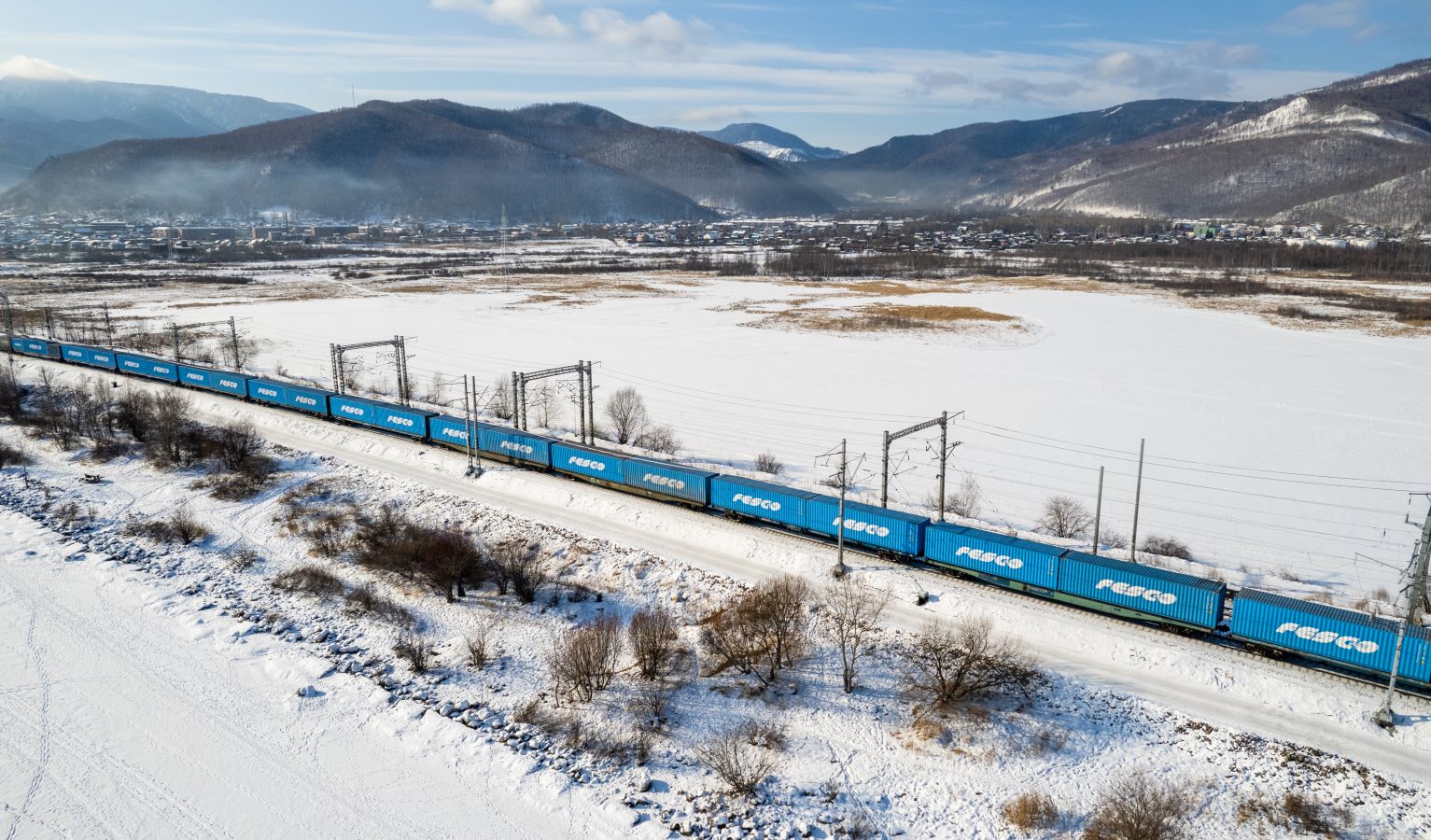 FESCO запускает регулярный контейнерный поезд из Санкт-Петербурга в Красноярск