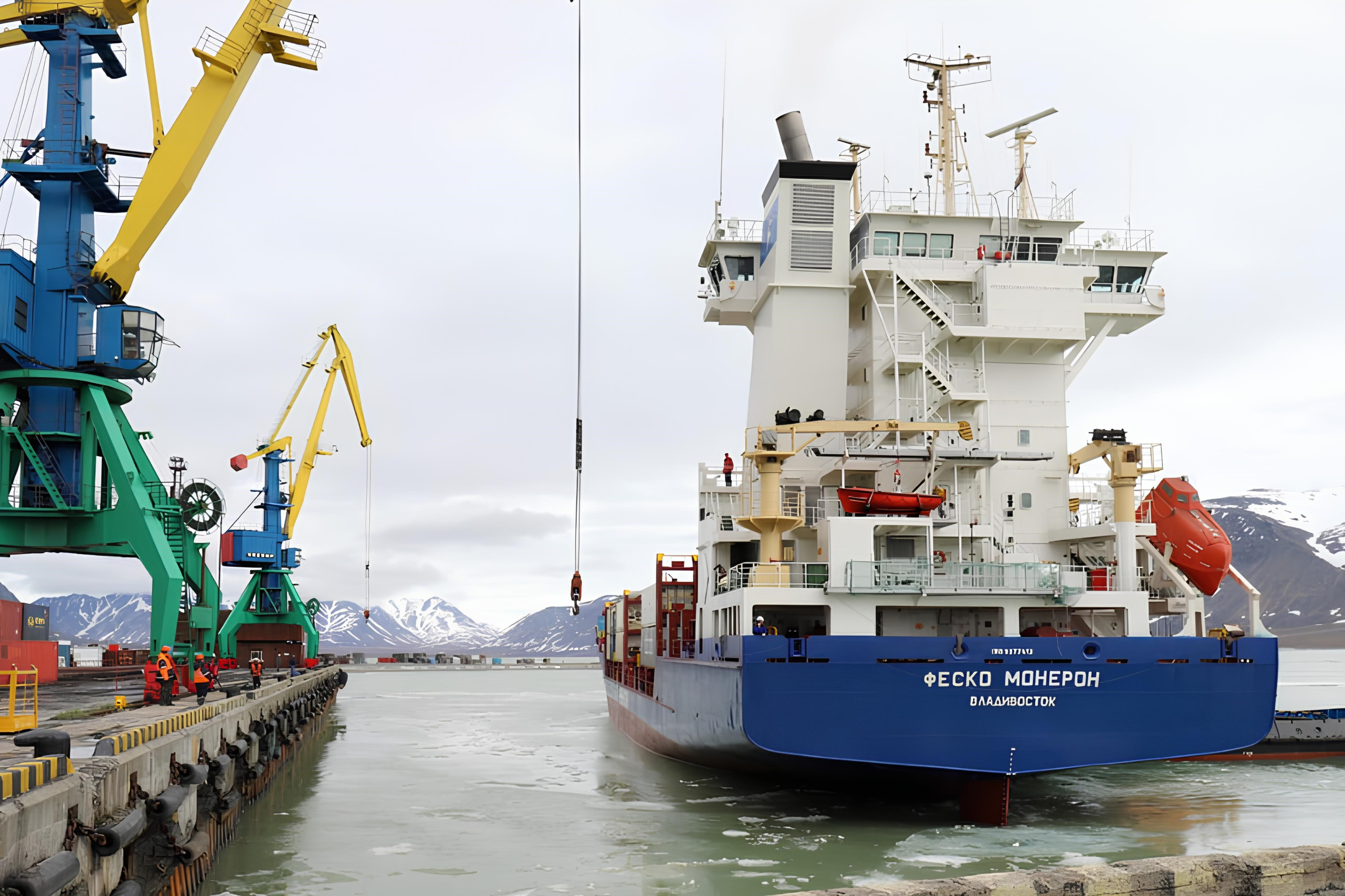 FESCO в 2023 году перевезла через порты Чукотки по программе северного завоза более 3,8 тыс. TEU и 84 тыс. тонн генгрузов