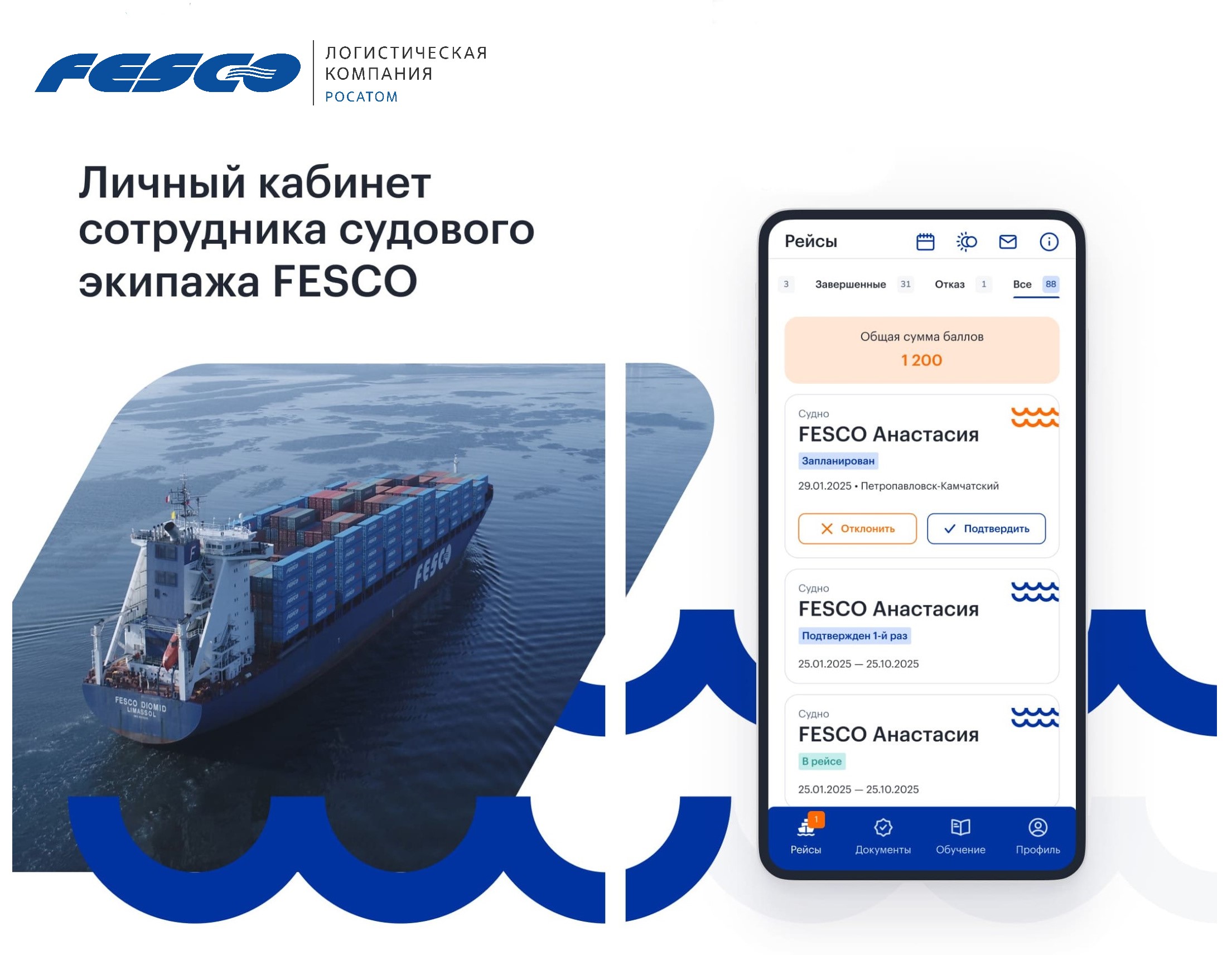 ИТ-сервисы для моряков FESCO признаны одними из лучших в стране